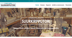 Desktop Screenshot of hameenlinnansuurkirpputori.fi